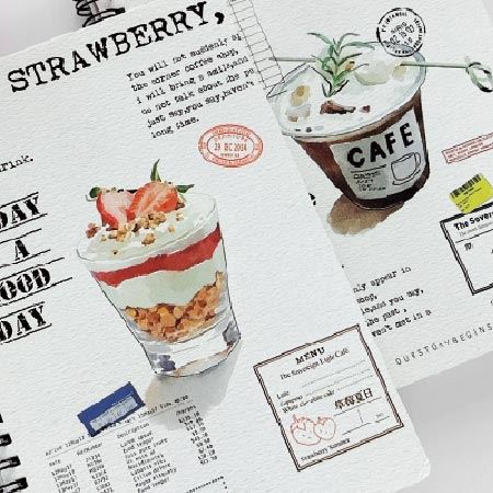 Ice Drink Coil Notebook