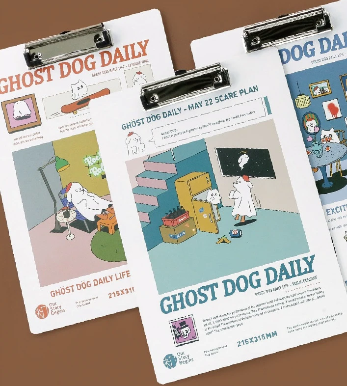 Dog Ghost Personalized Clipboard Dog Ghost Personalized Clipboard