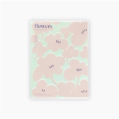 Flower Plastic Notebook