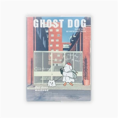 Ghost Dog City Walk Plastic Notebook