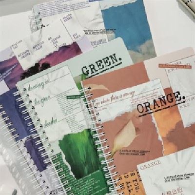 Poetic Fragments Coil Notebook