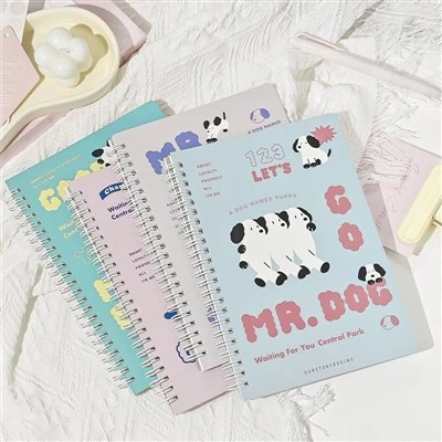 Dog Party Coil Notebook